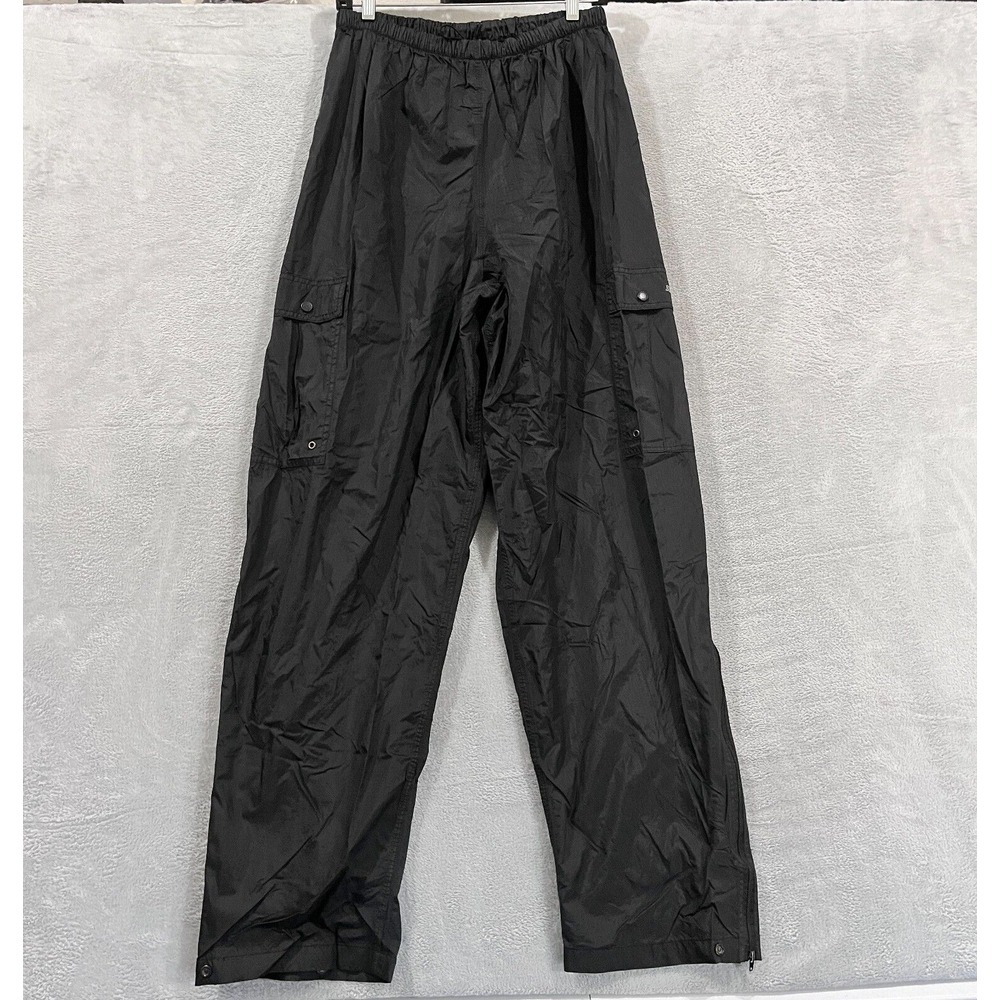 Stearns Dry Wear‎ Mens Large Black Waterproof Lined Rain Cargo Pants